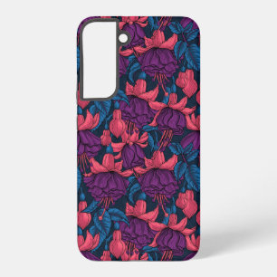 Coque Samsung Galaxy Fuchsia en bleu et violet