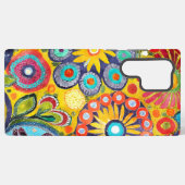 Coque Samsung Galaxy Fun Hippie à motif de fleur (Verso Horizontal)
