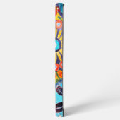 Coque Samsung Galaxy Fun Hippie à motif de fleur (Côté gauche)