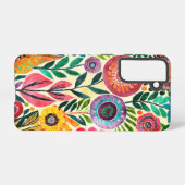 Coque Samsung Galaxy Fun Hippie à motif de fleur (Verso Horizontal)