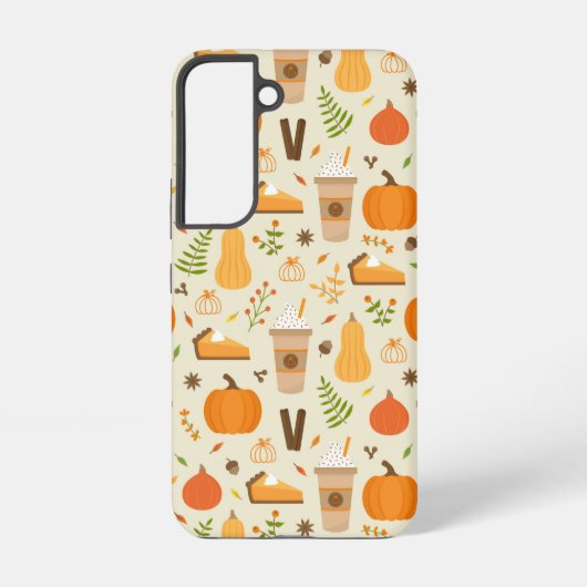 Coque Samsung Galaxy Fun Orange Fall Motif (Verso)