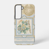 Coque Samsung Galaxy G Bureau de la création Fleur jaune (Verso)