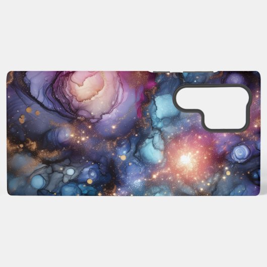 Coque Samsung Galaxy Galaxy Alcohol Ink (Verso Horizontal)