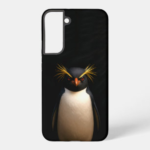 Coque Samsung Galaxy Galle S22 Plus noir 4 Luxe, manchot rockhopper