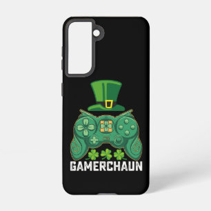 Coque Samsung Galaxy Gamerchaun Gamer Jeux de jeu Saint Patrick's Day