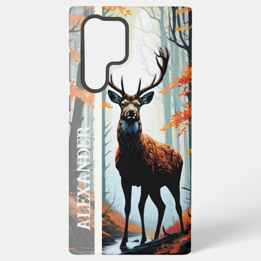 Coque Samsung Galaxy Gardien de la forêt d'automne (Verso)