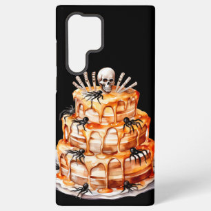 Coque Samsung Galaxy GÂTEAU éffrayant D'ORANGE HALLOWEEN LAYER