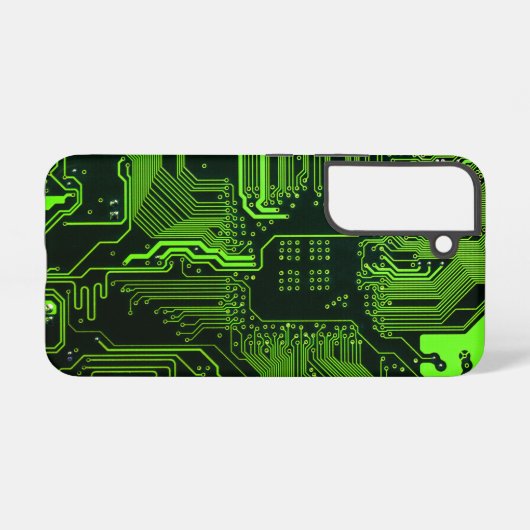 Coque Samsung Galaxy Geek de la carte de circuit électronique Nerd PCB  (Verso Horizontal)