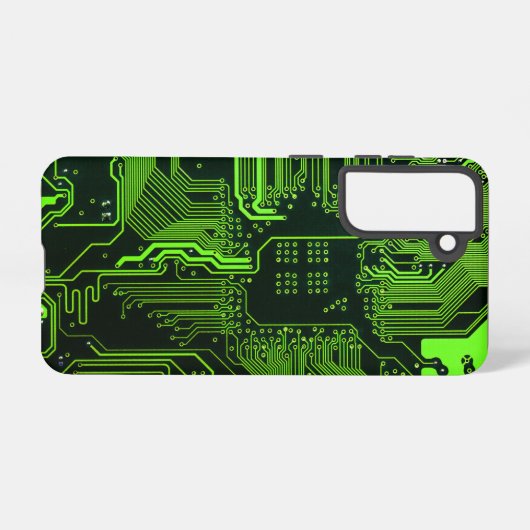 Coque Samsung Galaxy Geek de la carte de circuit électronique Nerd PCB  (Verso Horizontal)