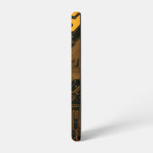 Coque Samsung Galaxy Geek Sortie carte circuit électronique orange PCB (Côté gauche)