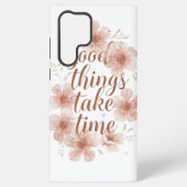 Coque Samsung Galaxy Gentle Reminder with Soft Florals (Verso)