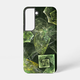 Coque Samsung Galaxy Géométrie fractale abstraite de lumière à l'équili