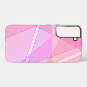 Coque Samsung Galaxy Géométrique rose (Verso Horizontal)