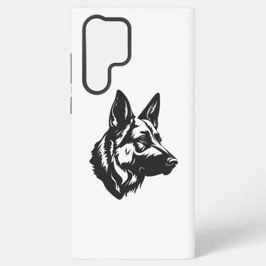 Coque Samsung Galaxy German Shepherd Face Samsung Case (Verso)