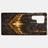 Coque Samsung Galaxy Gilded Bark Liquid Gold Phoenix (Verso Horizontal)