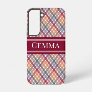 Coque Samsung Galaxy Gingham d'automne