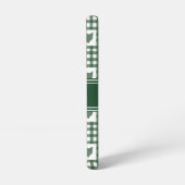 Coque Samsung Galaxy Gingham vert de l'Ohio (Côté gauche)