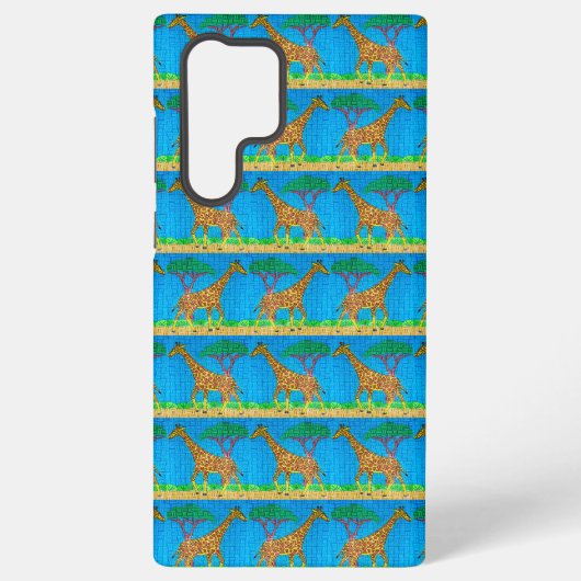 Coque Samsung Galaxy Girafe - Étui Samsung (Verso)