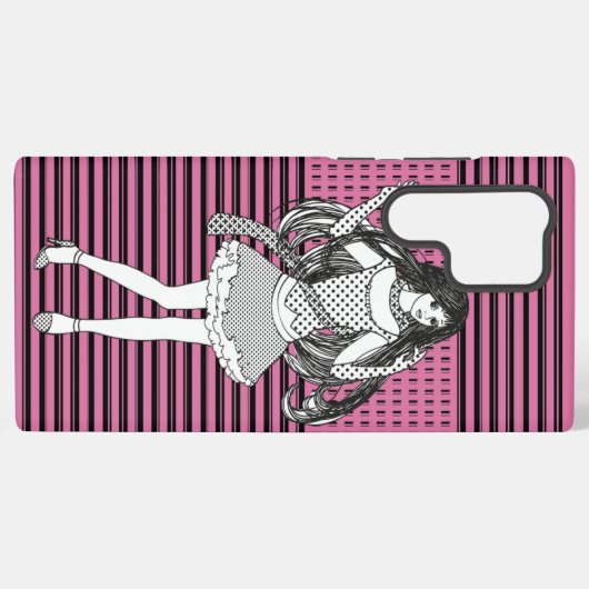 Coque Samsung Galaxy girlfriend (Verso Horizontal)