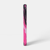Coque Samsung Galaxy Girly Pinky Marble (Côté gauche)