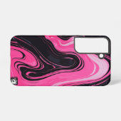 Coque Samsung Galaxy Girly Pinky Marble (Verso Horizontal)