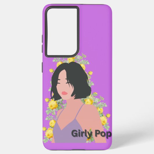 Coque Samsung Galaxy Girly pop Bob phone case (Verso)