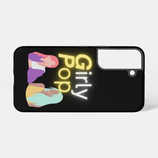 Coque Samsung Galaxy Girly pop phone (Verso Horizontal)