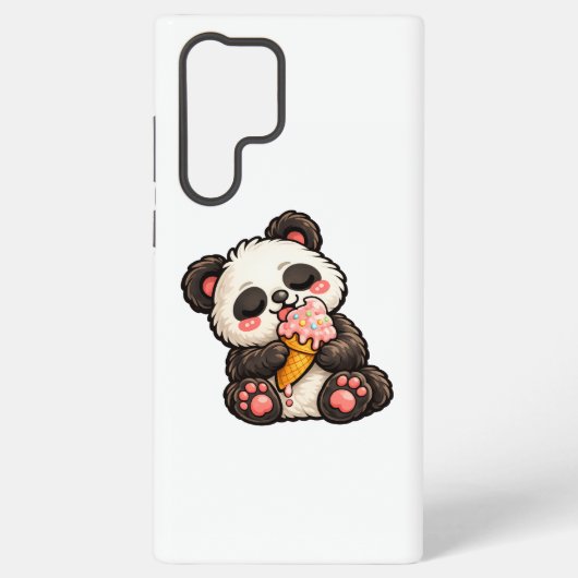 Coque Samsung Galaxy Glace Panda Mignon (Verso)