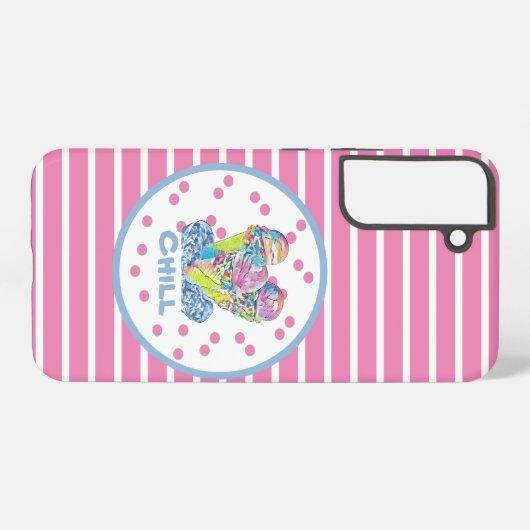 Coque Samsung Galaxy Glace rose refroidissement (Verso Horizontal)