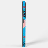 Coque Samsung Galaxy glitter pink heart vibrant romantic wallpaper (Côté droit)