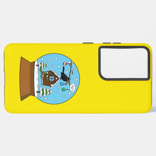 Coque Samsung Galaxy Globe des neiges avec chant Blackbird (Côté gauche)
