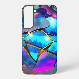 Coque Samsung Galaxy Globe iridescent de l'espace
