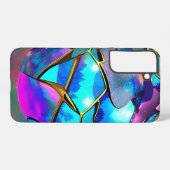 Coque Samsung Galaxy Globe iridescent de l'espace (Verso Horizontal)