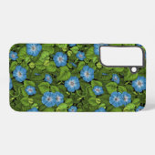 Coque Samsung Galaxy Gloire du matin en bleu et vert (Verso Horizontal)