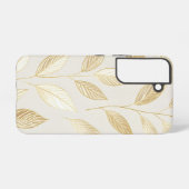 Coque Samsung Galaxy Gold Leaf Pattern (Verso Horizontal)