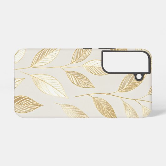 Coque Samsung Galaxy Gold Leaf Pattern (Verso Horizontal)