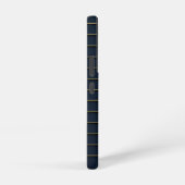 Coque Samsung Galaxy Gold Star sur Navy Blue Samsung Coque (Côté droit)