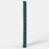 Coque Samsung Galaxy Gold Star sur Turquoise (Côté droit)