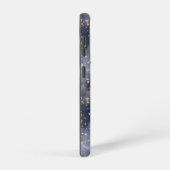 Coque Samsung Galaxy Gold Stars On Light Navy Night Sky (Côté droit)