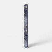 Coque Samsung Galaxy Gold Stars On Light Navy Night Sky (Côté gauche)