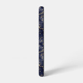 Coque Samsung Galaxy Gold Stars On Navy Night Sky (Côté gauche)