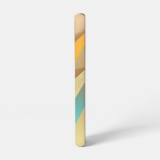 Coque Samsung Galaxy Gold Teal Abstract Art (Côté gauche)