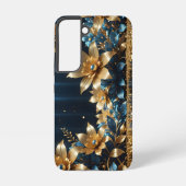 Coque Samsung Galaxy Golden Flowers (Verso)