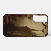 Coque Samsung Galaxy Gothique/Halloween/automne/citrouille (Verso Horizontal)