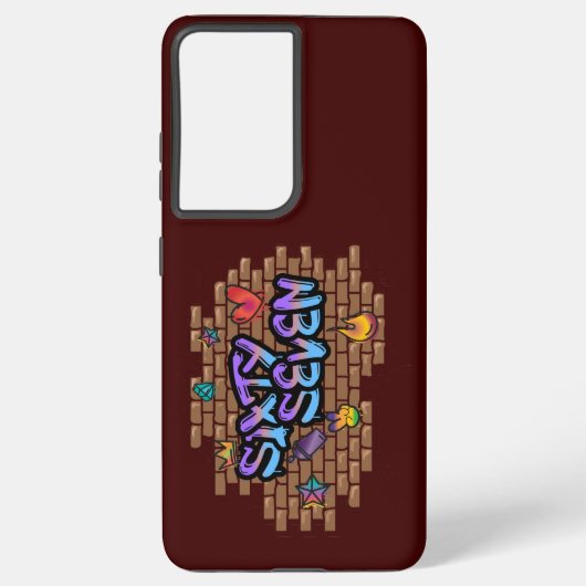 Coque Samsung Galaxy Graffiti Style 67 (Verso)
