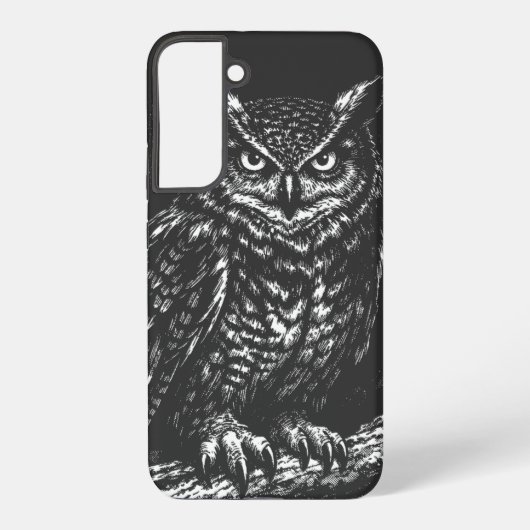 Coque Samsung Galaxy Grand-duc d'Amérique — par BurnsInHell (Verso)