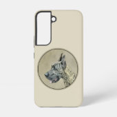 Coque Samsung Galaxy Grande Danse (Brindle) Peinture - Art Chien origin (Verso)