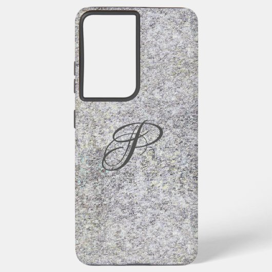 Coque Samsung Galaxy Granit noir (Verso)