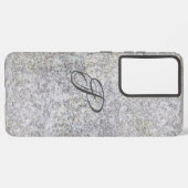 Coque Samsung Galaxy Granit noir (Verso Horizontal)