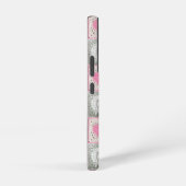 Coque Samsung Galaxy Granny Carré Quilt avec les coeurs et les moutons (Côté droit)